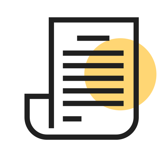 documento Generic color lineal-color icono