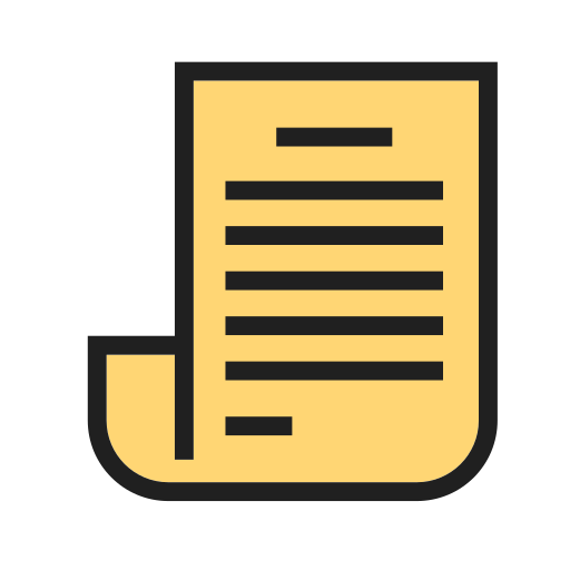 documento Generic color lineal-color icono
