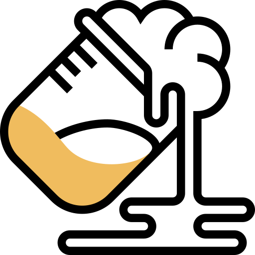 Beaker Meticulous Yellow shadow icon