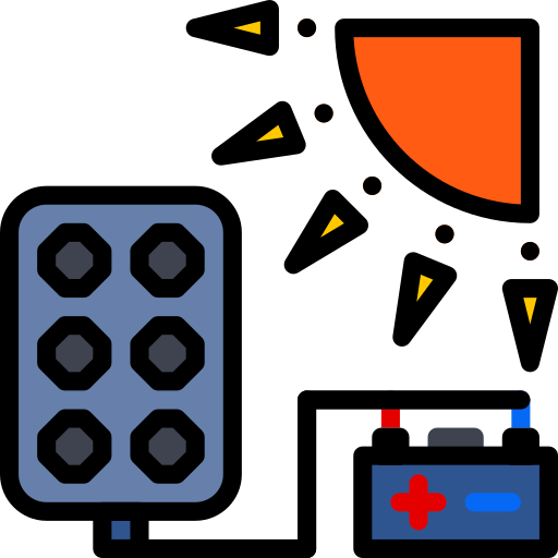 Panel solar Ing.mixa Lineal color icono