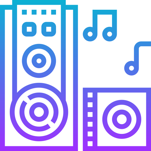 audio Meticulous Gradient icona