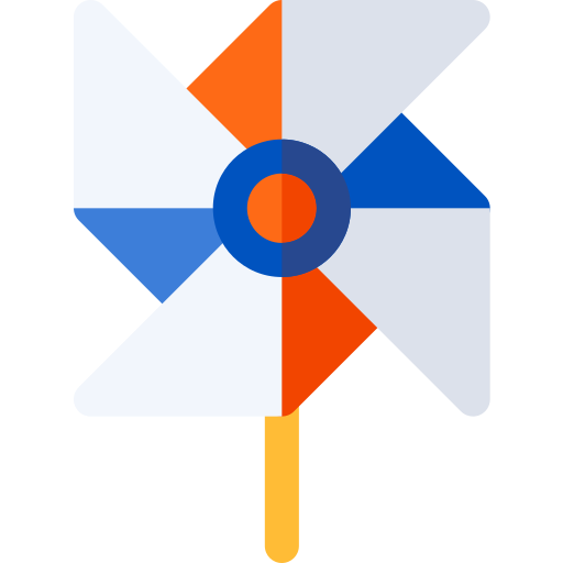 바람개비 Basic Rounded Flat icon