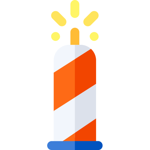 Firecracker Basic Rounded Flat icon