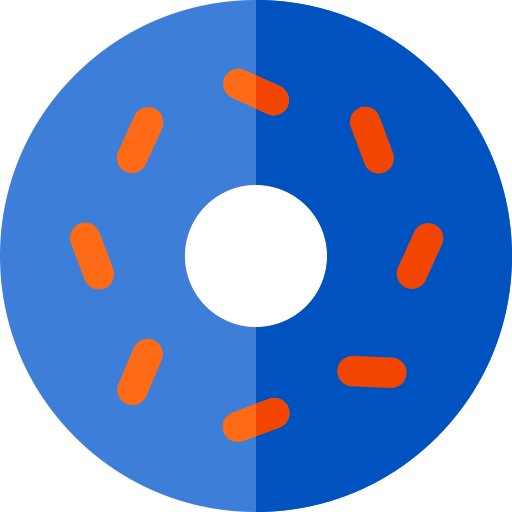 Doughnut Basic Rounded Flat icon