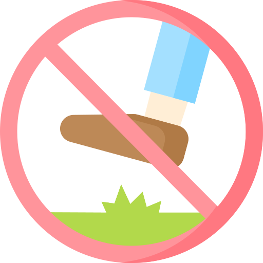 Keep off the grass Special Flat icon