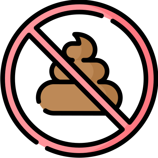No poop Special Lineal color icon
