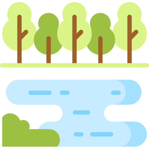 호수 Special Flat icon
