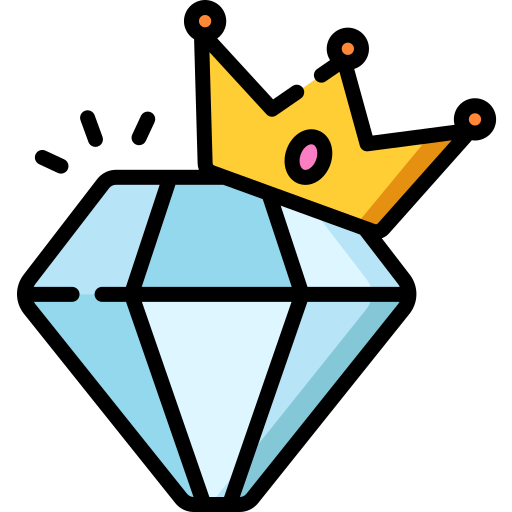 Diamante Special Lineal color icono