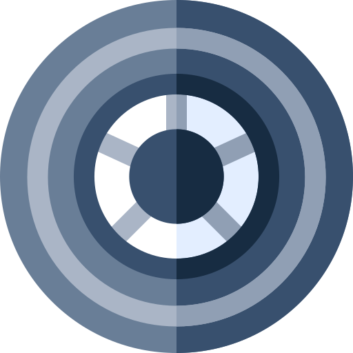 Rueda Basic Rounded Flat icono
