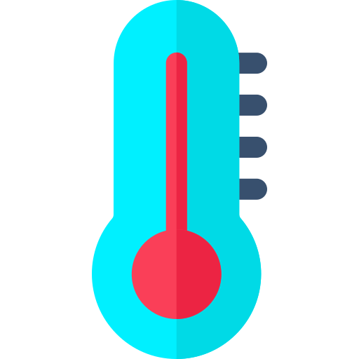 termometro Basic Rounded Flat icona