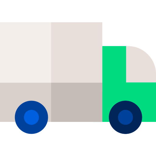 lastwagen Basic Straight Flat icon