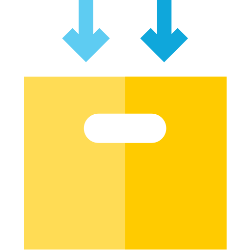 pijlen Basic Straight Flat icoon