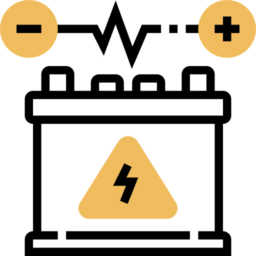batería de coche Meticulous Yellow shadow icono