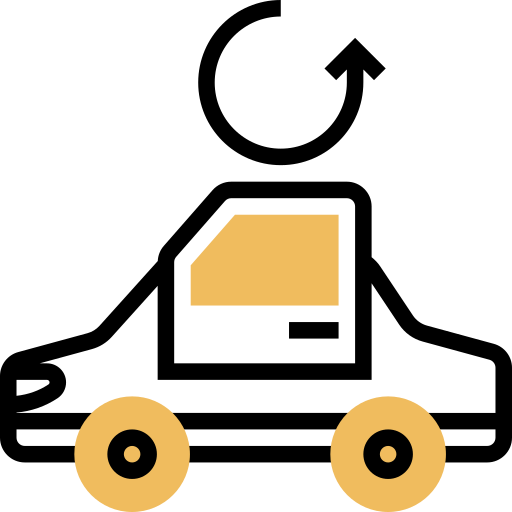 車 Meticulous Yellow shadow icon