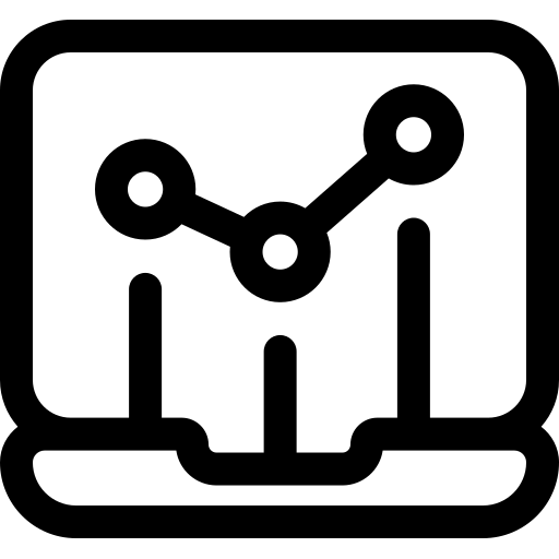 analytique Basic Rounded Lineal Icône