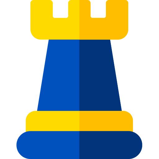 Pieza de ajedrez Basic Rounded Flat icono