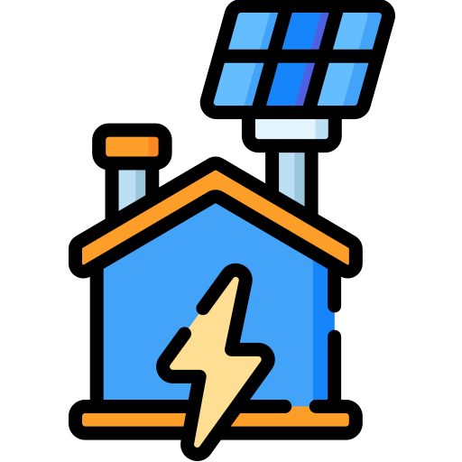 elektrizität Special Lineal color icon
