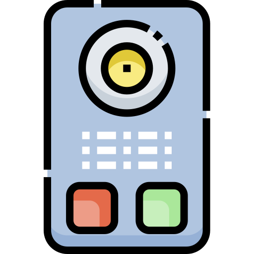 Camera Detailed Straight Lineal color icon