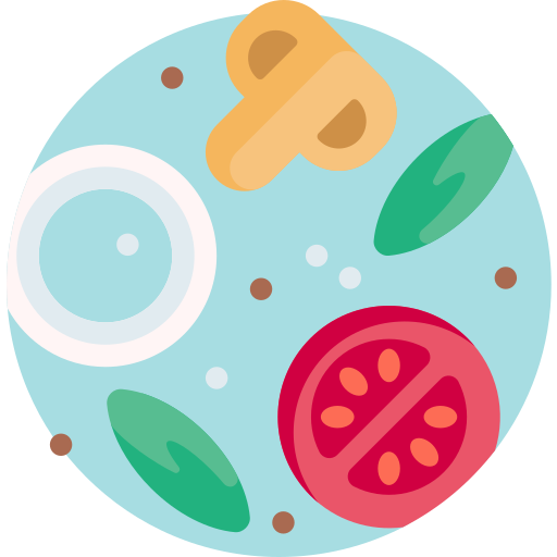 Verduras Detailed Flat Circular Flat icono