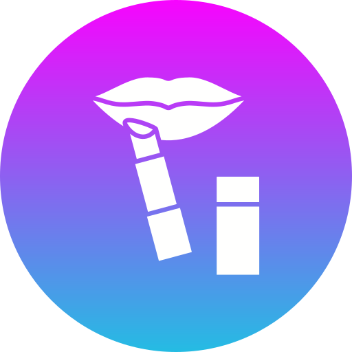 lápiz labial Generic gradient fill icono