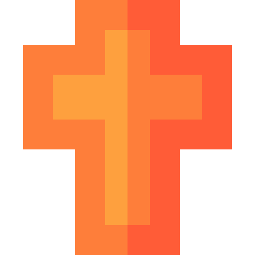 Cross Basic Straight Flat icon