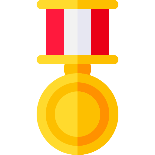 Medalla Basic Rounded Flat icono