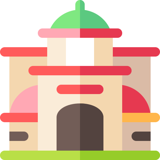 pałac Basic Rounded Flat ikona
