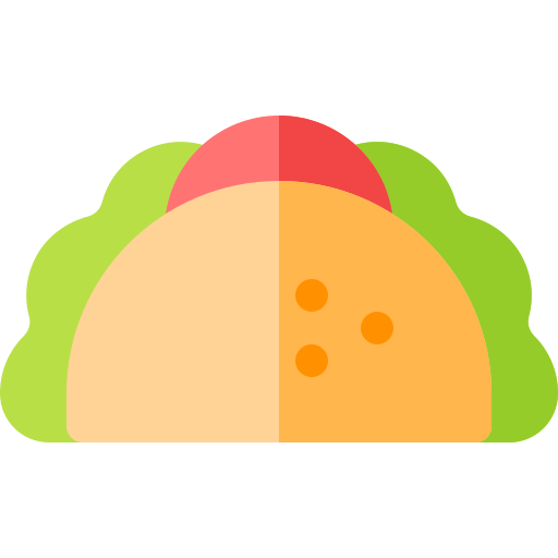 Taco Basic Rounded Flat Ícone