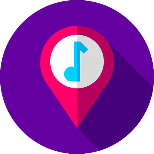 musik und multimedia Flat Circular Flat icon