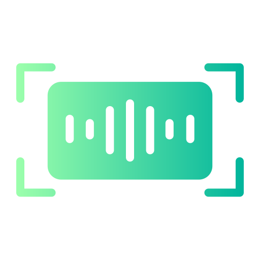 reconocimiento de voz Generic gradient fill icono