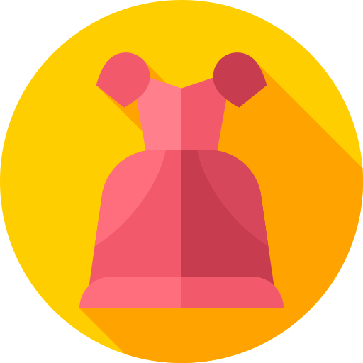 Dress Flat Circular Flat icon