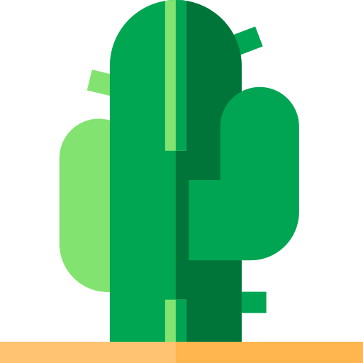 Cactus Basic Straight Flat icono