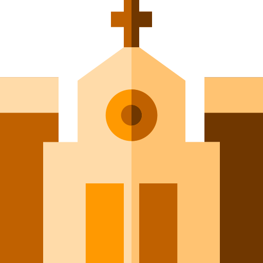 Iglesia Basic Straight Flat icono
