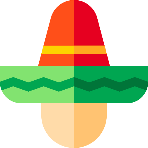 mexicain Basic Straight Flat Icône