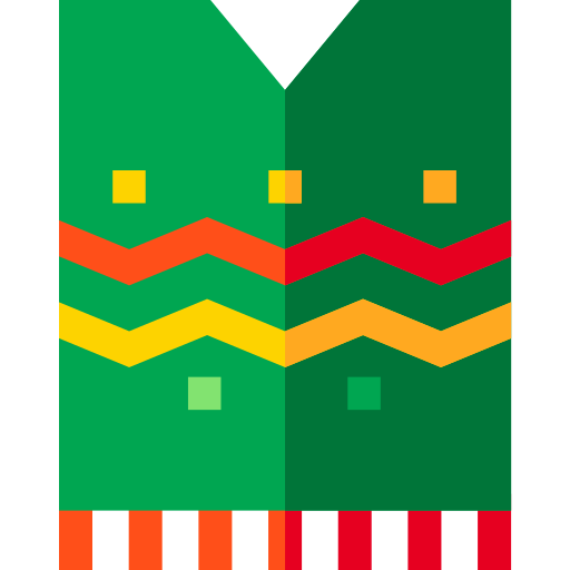 Poncho Basic Straight Flat icono