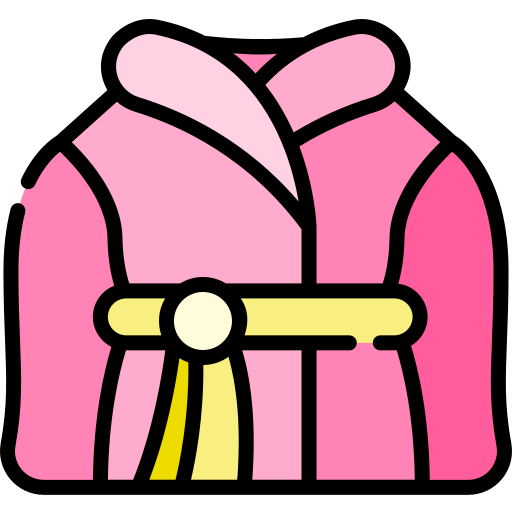 Bath robe Kawaii Lineal color icon