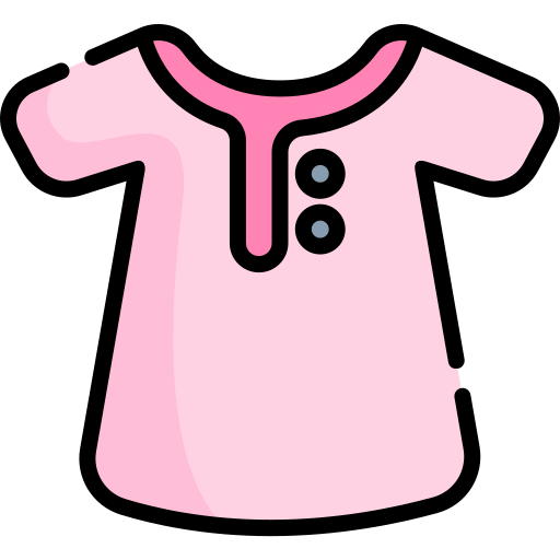 Nightgown Kawaii Lineal color icon