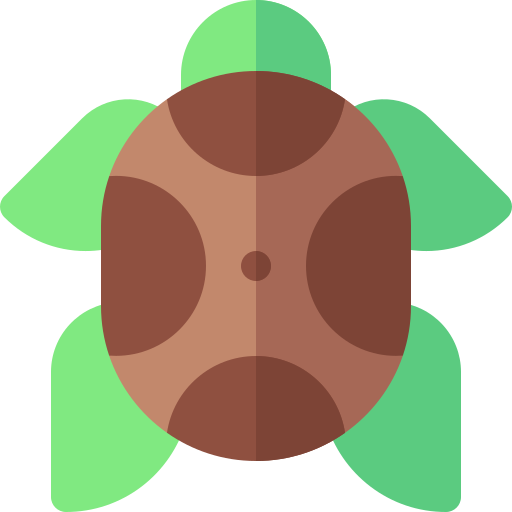 Tortuga Basic Rounded Flat icono