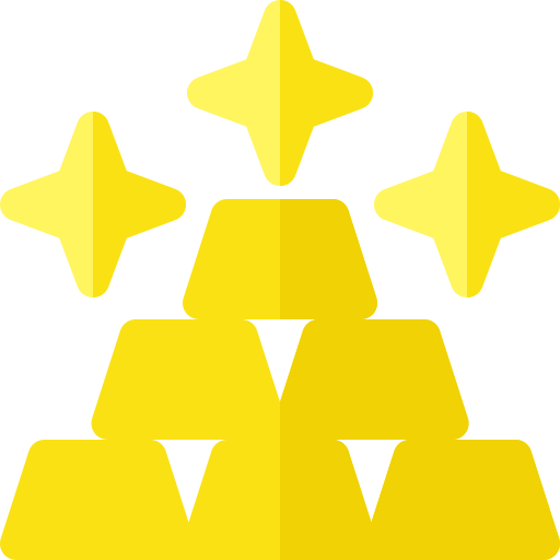 Слиток золота Basic Rounded Flat иконка
