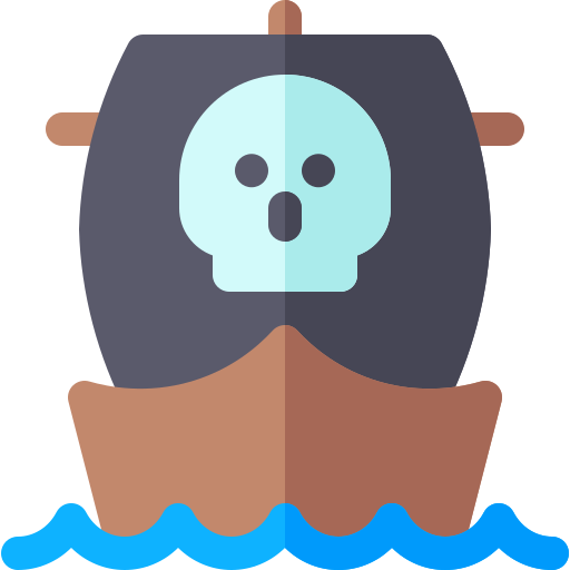 piratenschiff Basic Rounded Flat icon