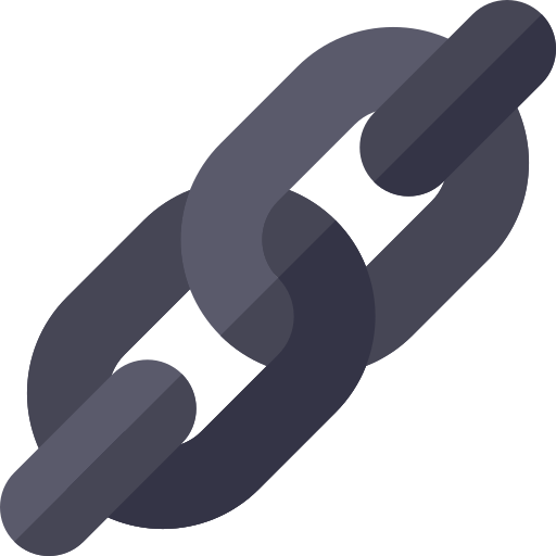Chain Basic Rounded Flat icon
