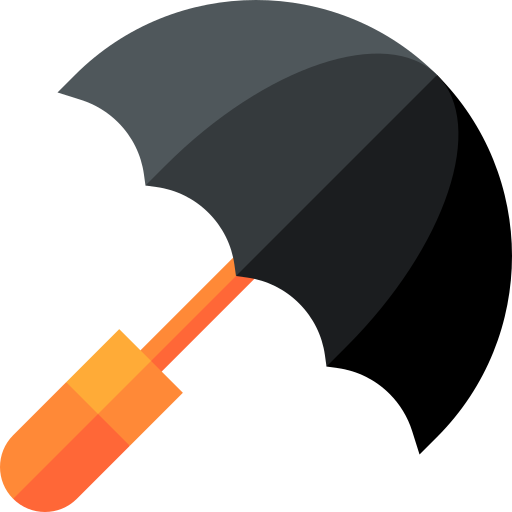 Зонтик Basic Straight Flat иконка