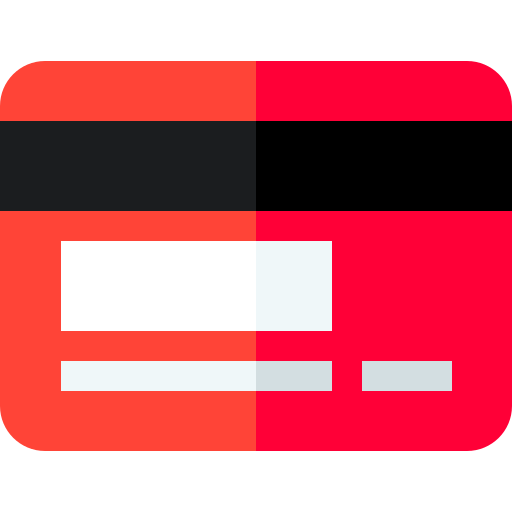 Кредитная карта Basic Straight Flat иконка