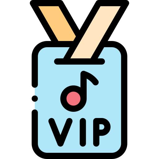vip-karte Detailed Rounded Lineal color icon