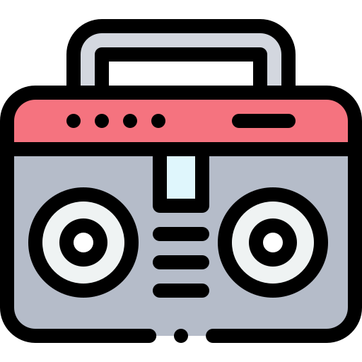 radio Detailed Rounded Lineal color icon