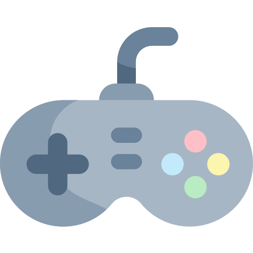 Gamepad Kawaii Flat icono