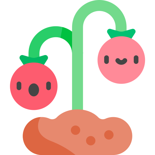 tomate Kawaii Flat icon