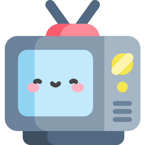 tv Kawaii Flat icon