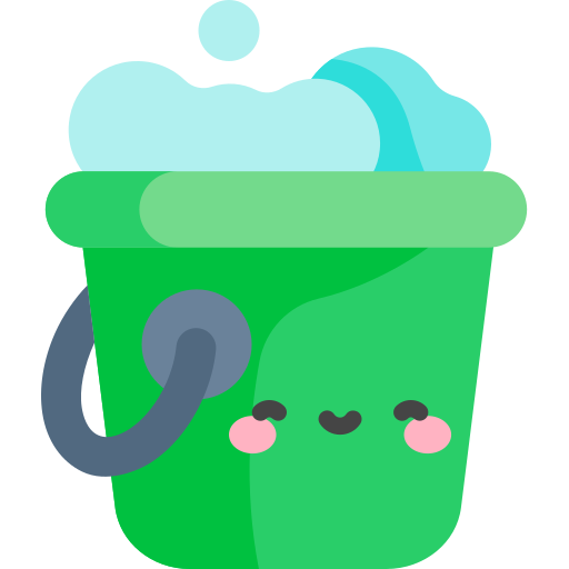 Bucket Kawaii Flat icon