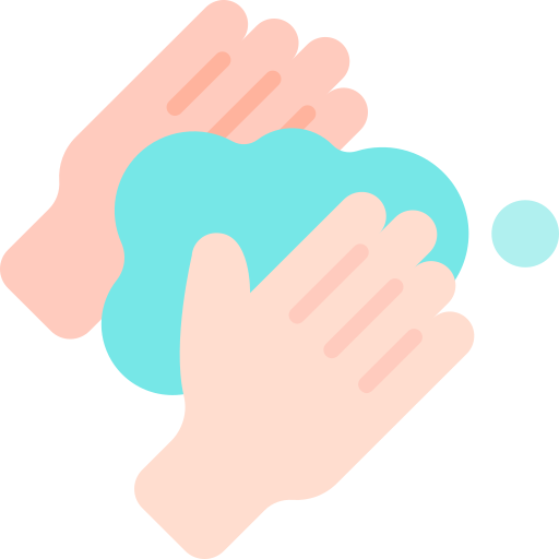 WASHING HANDS Kawaii Flat icon